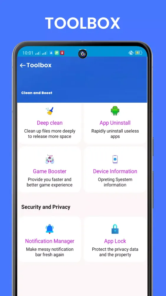 Screenshot di Phone Cleaner -Storage Cleaner