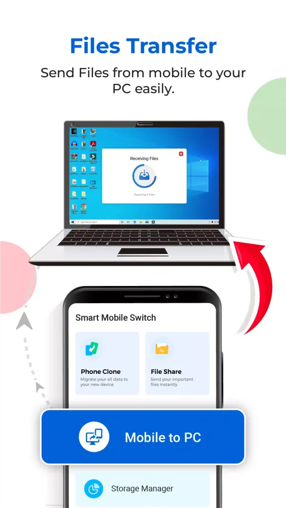 Zrzuty ekranu Smart Mobile Switch PhoneClone