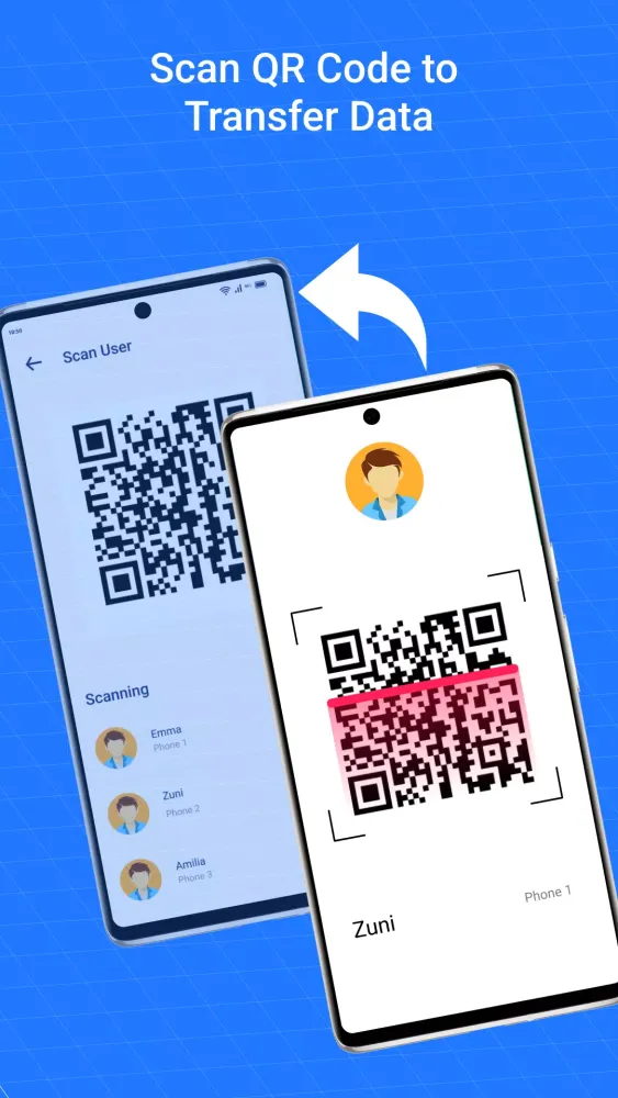 Smart Phone Data Transfer Screenshots