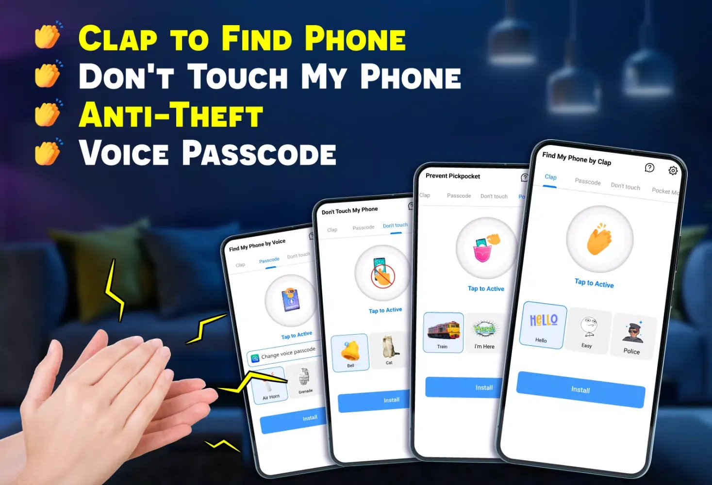 تصاویر Find my Phone - Clap, Whistle