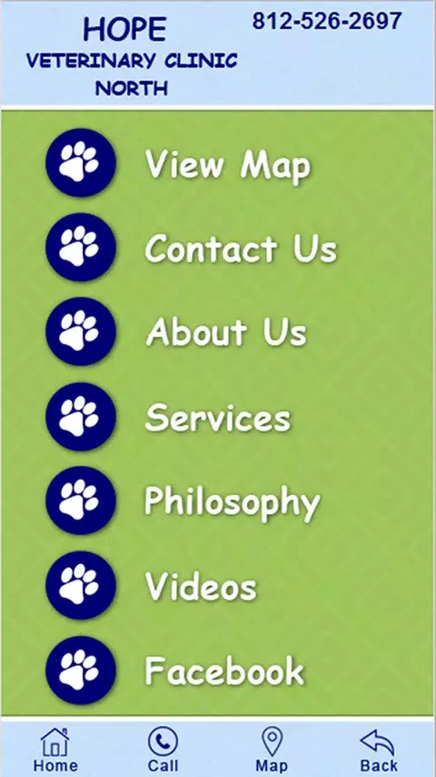 Hope Veterinary Clinic Screenshots