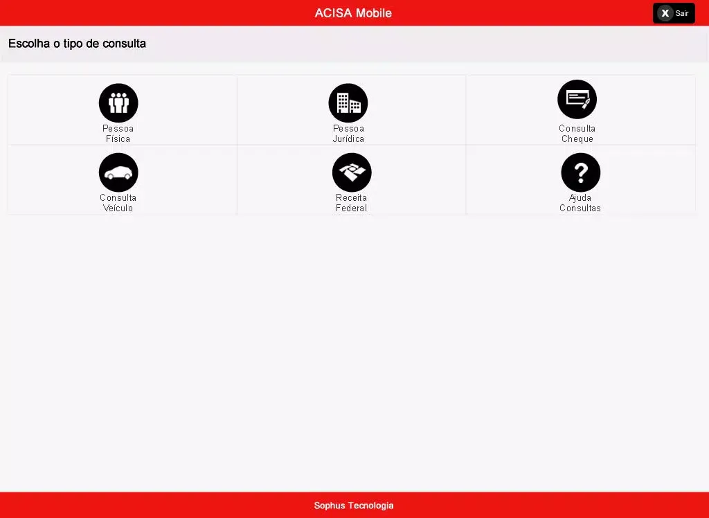 Tangkapan skrin ACISA Mobile iPad 