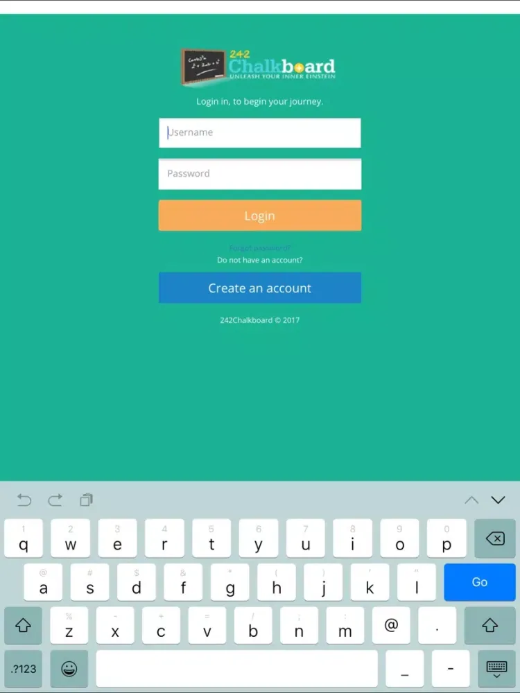 242chalkboard iPad স্ক্রিনশট