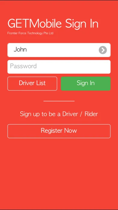 Tangkapan layar GETMobile - Courier Solution