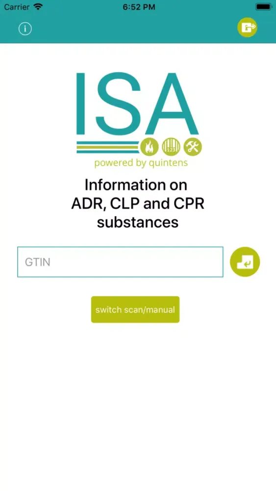 Скриншоты ISA gevaarlijke stoffen scan