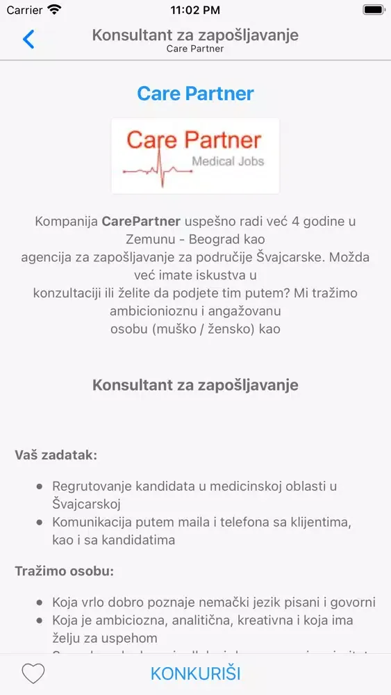 Tangkapan skrin Lako do posla