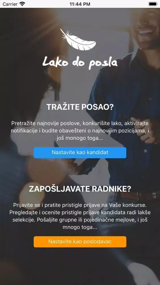 Tangkapan skrin Lako do posla