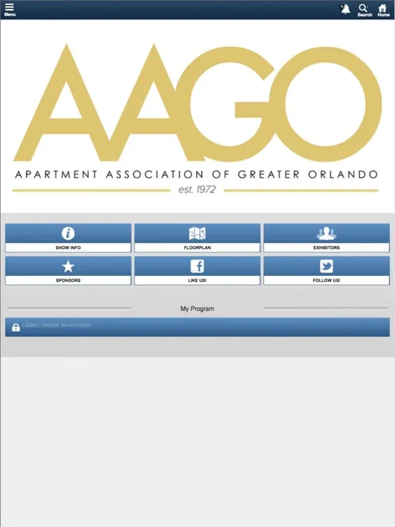 AAGO Events iPad  Ekran Görüntüleri