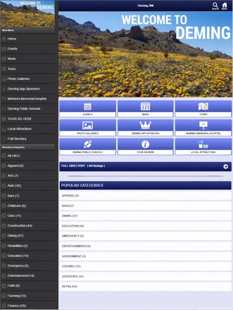 تصاویر A Guide to Deming, New Mexico iPad 