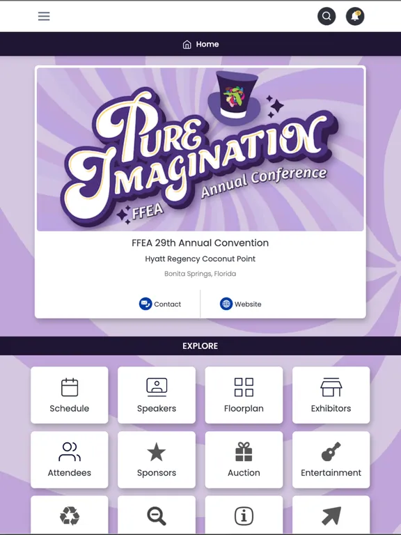 FFEA Convention & Expo iPad  Screenshots