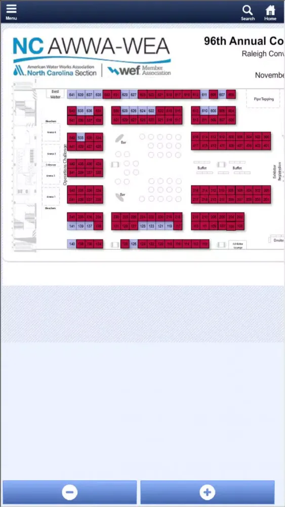 Ảnh chụp màn hình của NC AWWA-WEA 96th Annual Conference