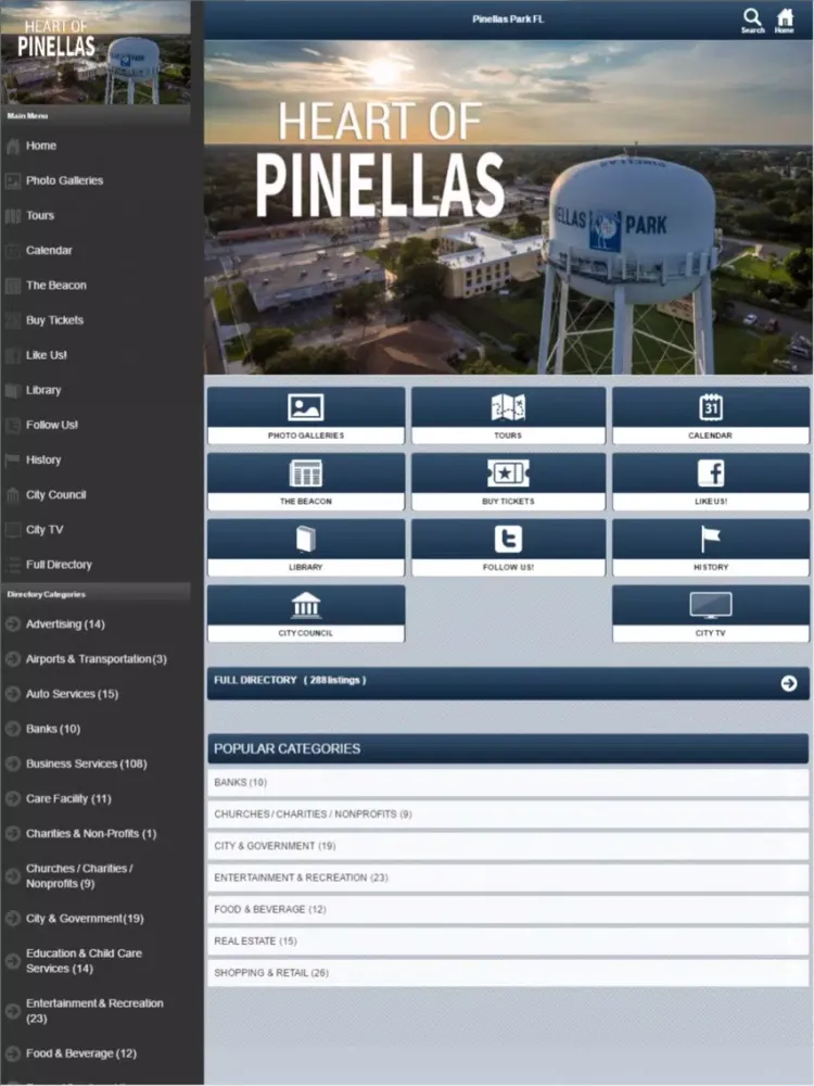 ภาพหน้าจอของ Pinellas Park FL iPad 
