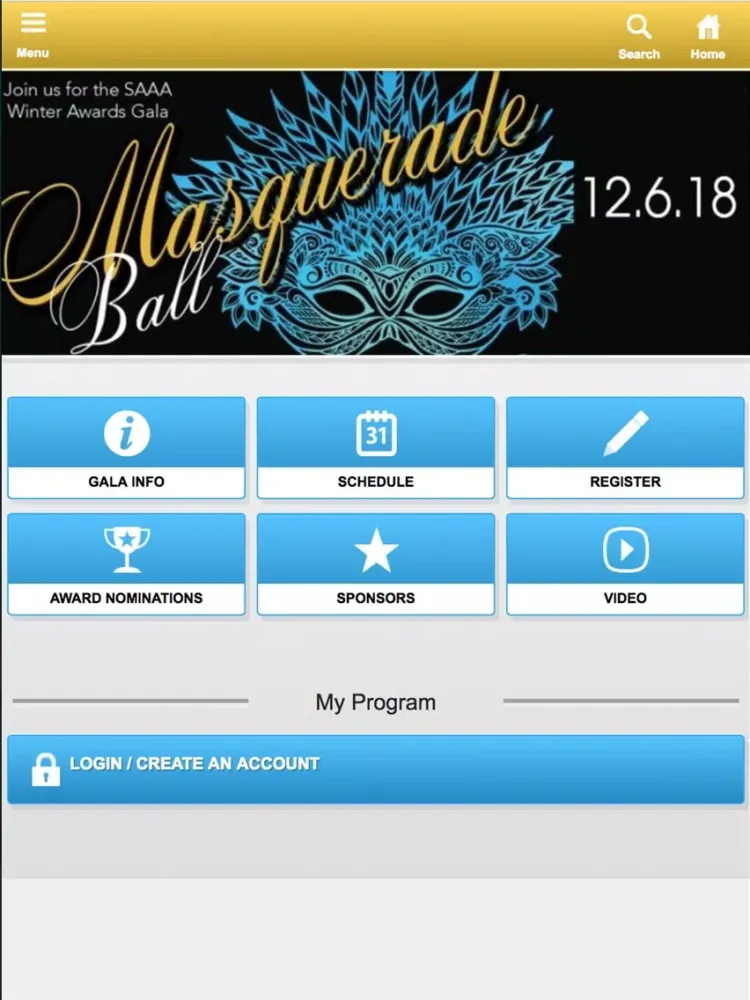 SAAA iPad  Screenshots