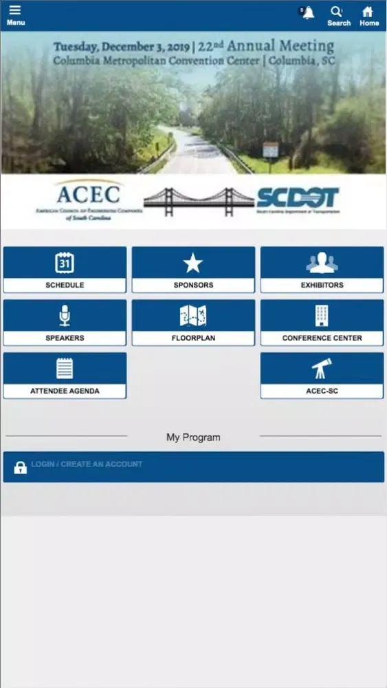 ACEC-SC/SCDOT Annual Meeting 스크린샷