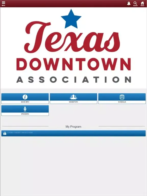 ภาพหน้าจอของ Texas Downtown Conference iPad 