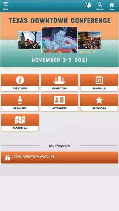 ภาพหน้าจอของ Texas Downtown Conference