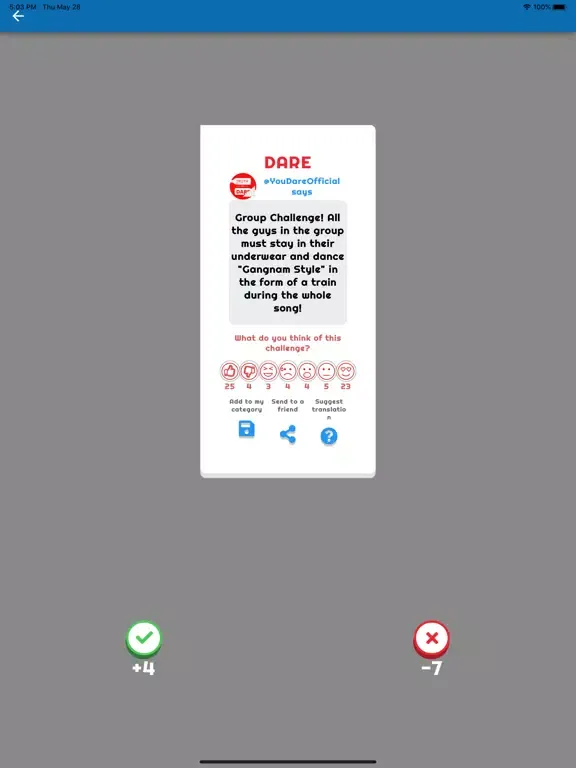 Truth or Dare Spicy You Dare? iPad  Screenshots
