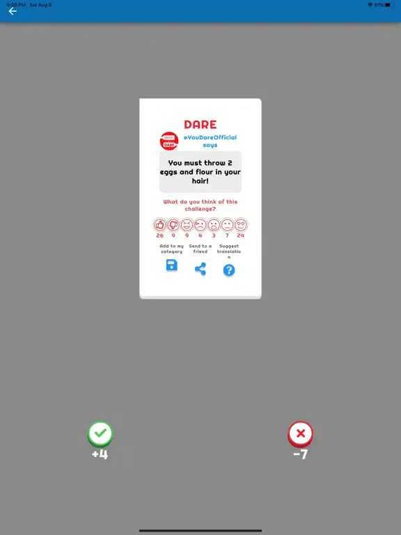 Truth or Dare Spicy You Dare? iPad  Screenshots