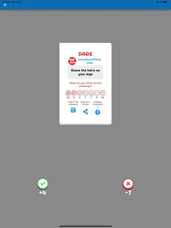 Truth or Dare Spicy You Dare? iPad  Screenshots