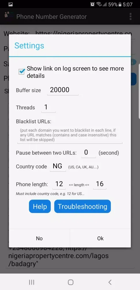 Phone Number Generator Screenshots