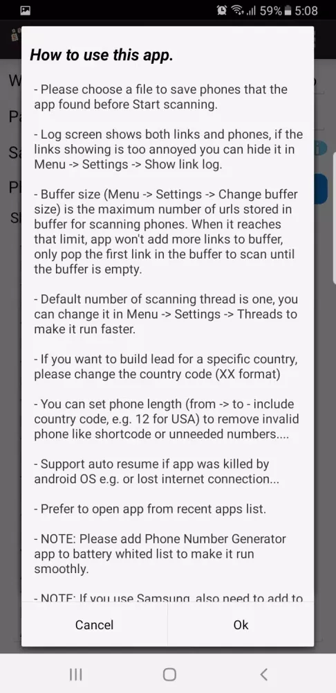 Phone Number Generator Screenshots