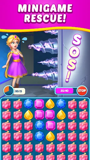 Capturas de tela do Jewel Hunter - Match 3 Games