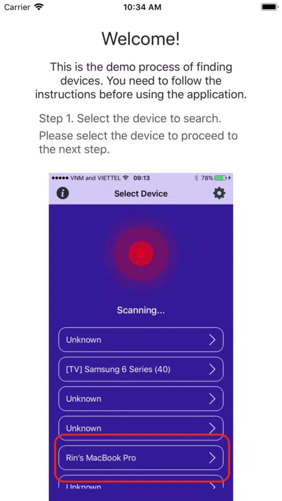 Capturas de pantalla de Find The Nearby Devices
