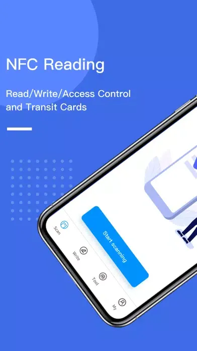 NFC access and transit card スクリーンショット