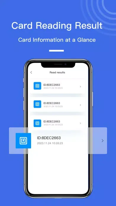 NFC access and transit card スクリーンショット
