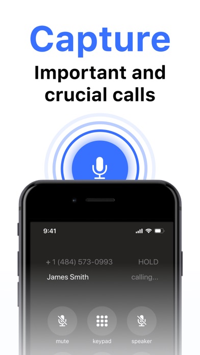 Capturas de tela do Phone Call Recorder ACR*