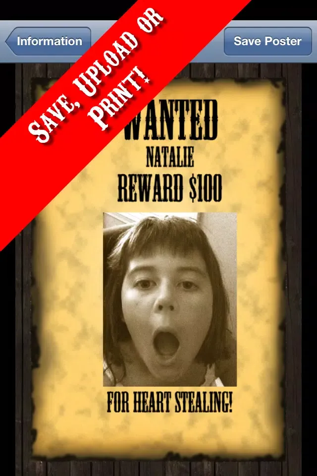 iWantedPoster Screenshots