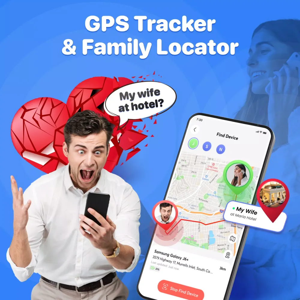 Tangkapan layar Phone Tracker