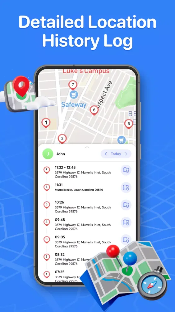 Tangkapan layar Phone Tracker