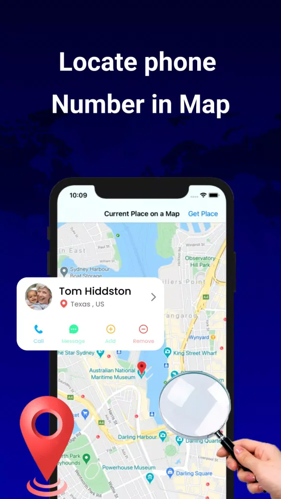 Tangkapan skrin Phone Locator - Phone Tracker