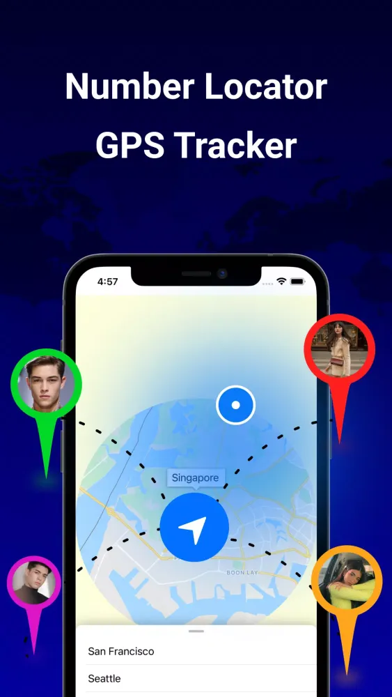 Tangkapan skrin Phone Locator - Phone Tracker