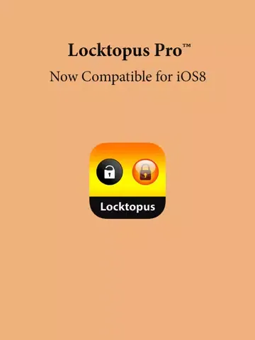 Tangkapan skrin Locktopus Pro™ iPad 