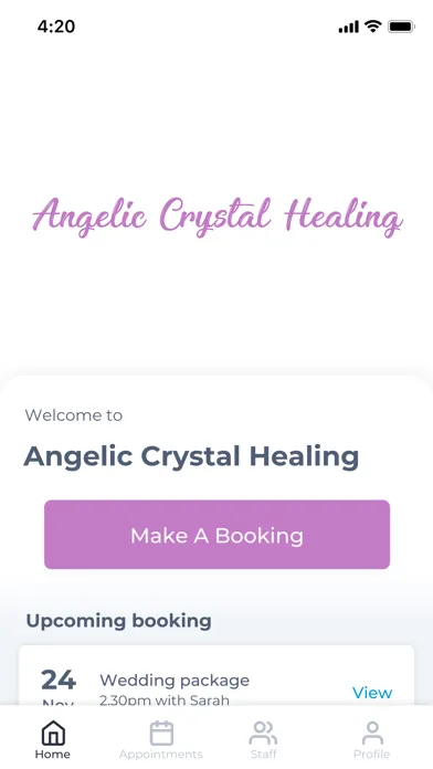 Capturas de tela do Angelic Crystal Healing