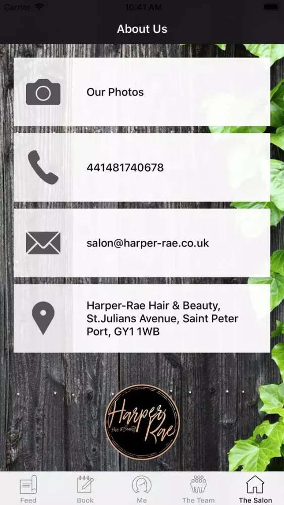 Captures d'écran de Harper-Rae Hair & Beauty