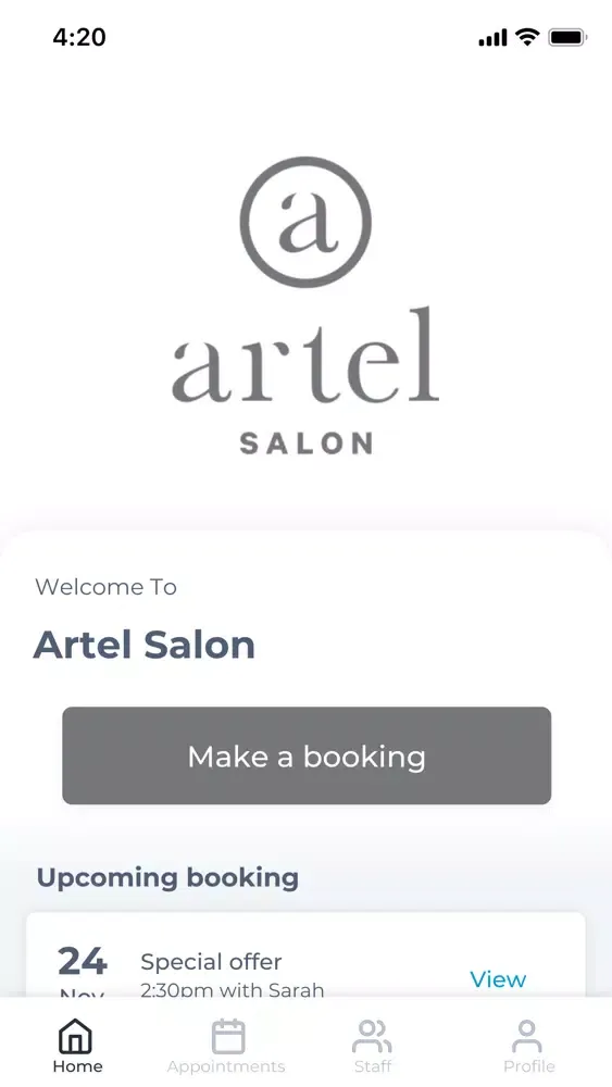 Artel Salon Ekran Görüntüleri