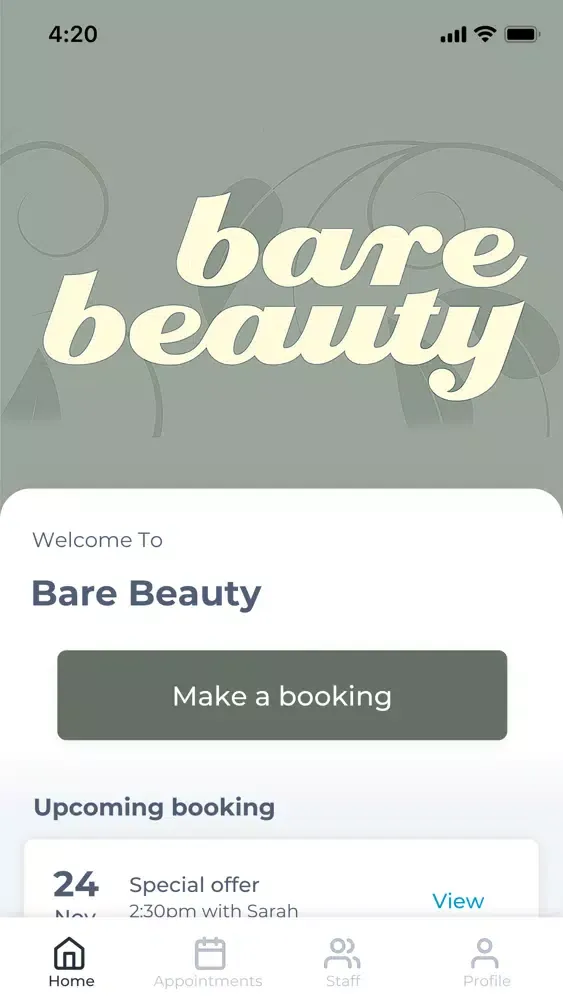 Zrzuty ekranu Bare Beauty