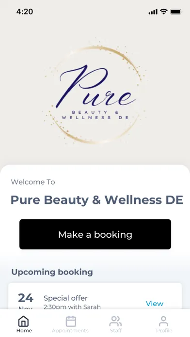 Pure Beauty & Wellness DE應用截圖
