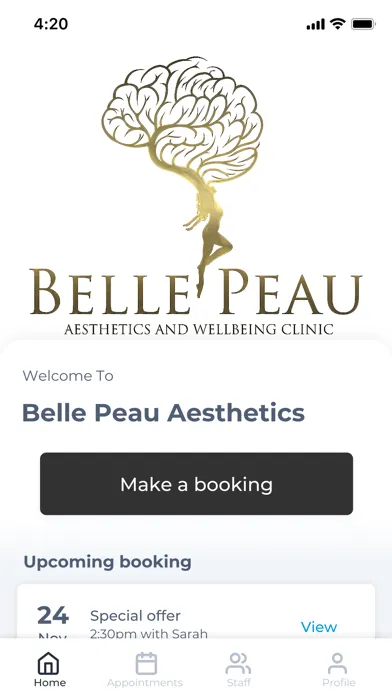 Belle Peau Aesthetics Screenshots