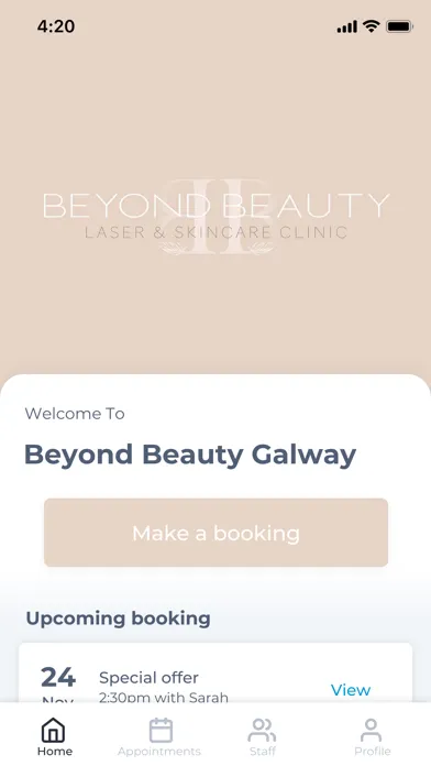 Ảnh chụp màn hình của Beyond Beauty Galway