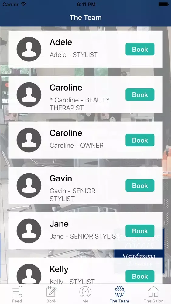 Caroline Collis Hairdressing & Beauty Screenshots
