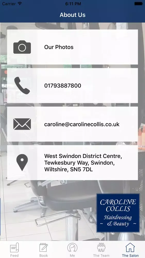 Caroline Collis Hairdressing & Beauty Screenshots