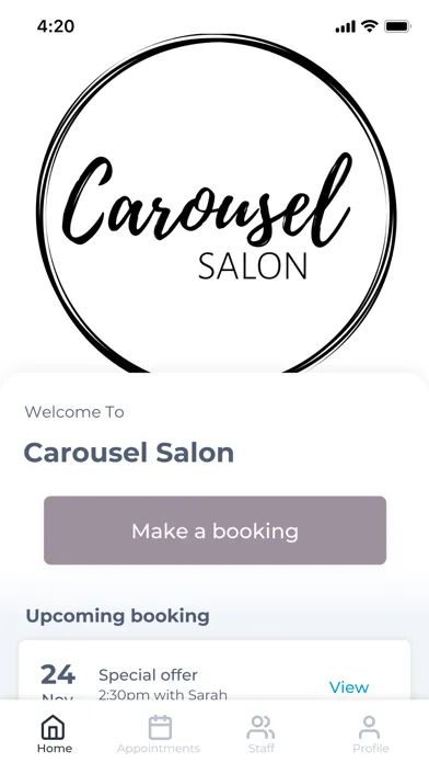 Carousel Salon स्क्रीनशॉट