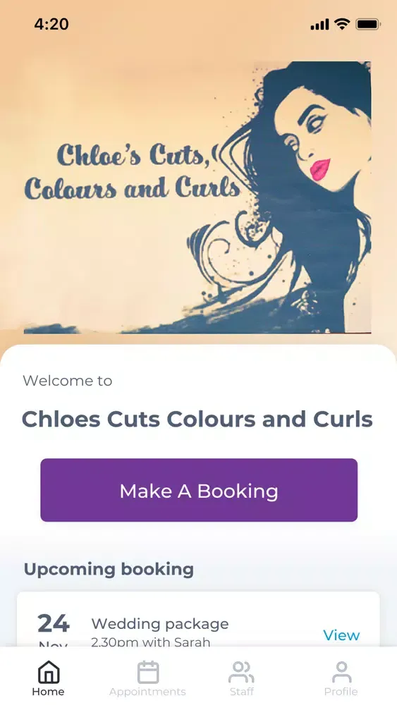 Chloes Cuts Colours and Curls 스크린샷