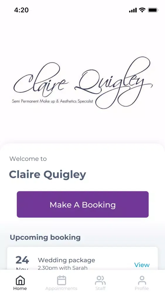 Claire Quigley應用截圖