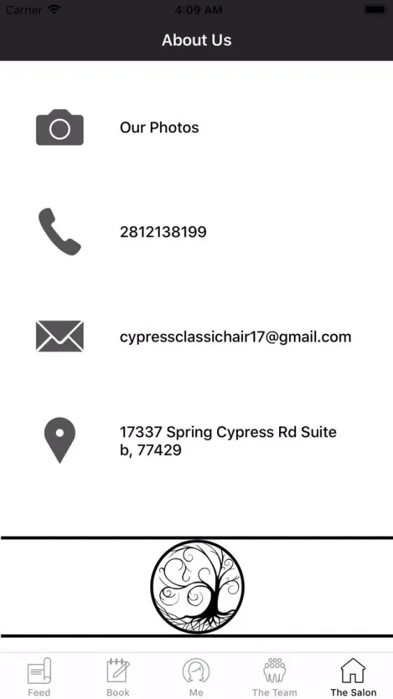 Capturas de tela do Cypress Classic Hair