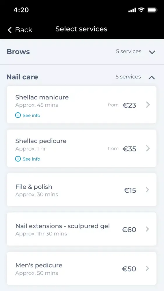 Screenshot di Dollys
